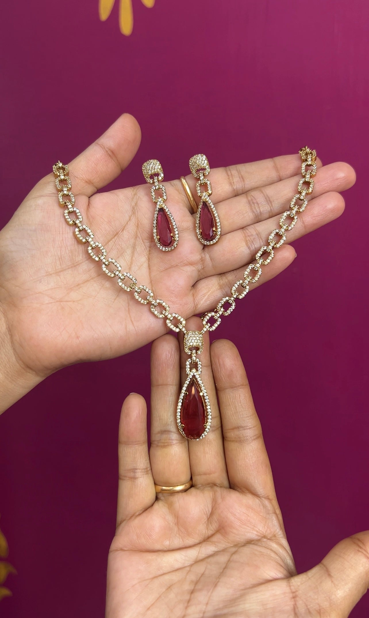 Mehendi Victorian necklace NK065