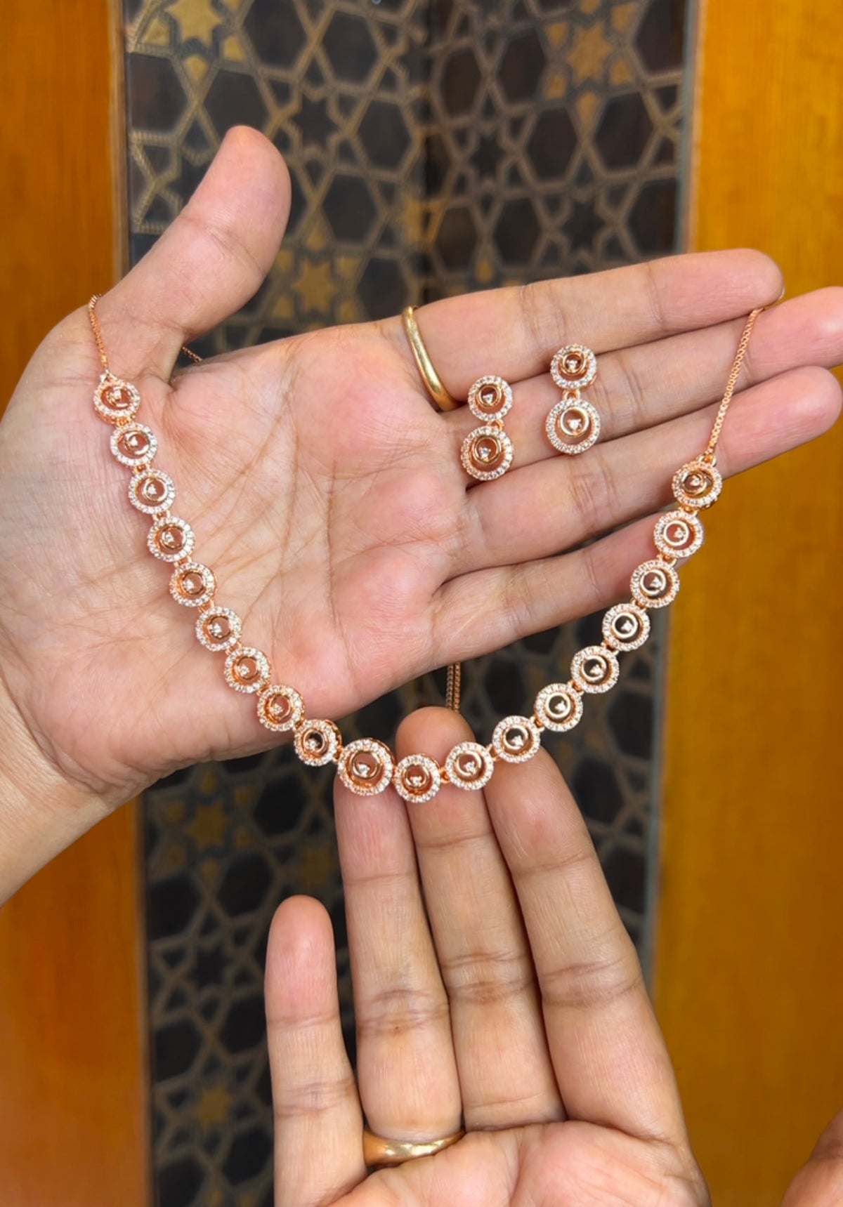 Rose gold necklace RGNK008