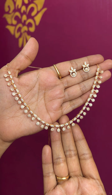 Rose gold necklace RGNK002