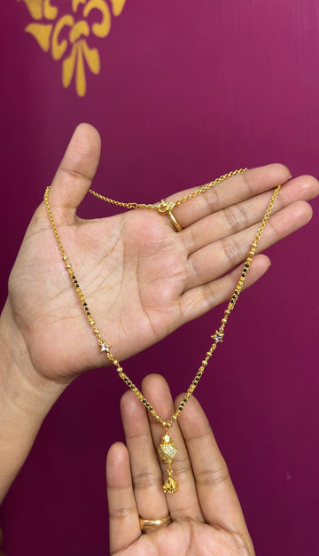 Black beads 18inches BB066