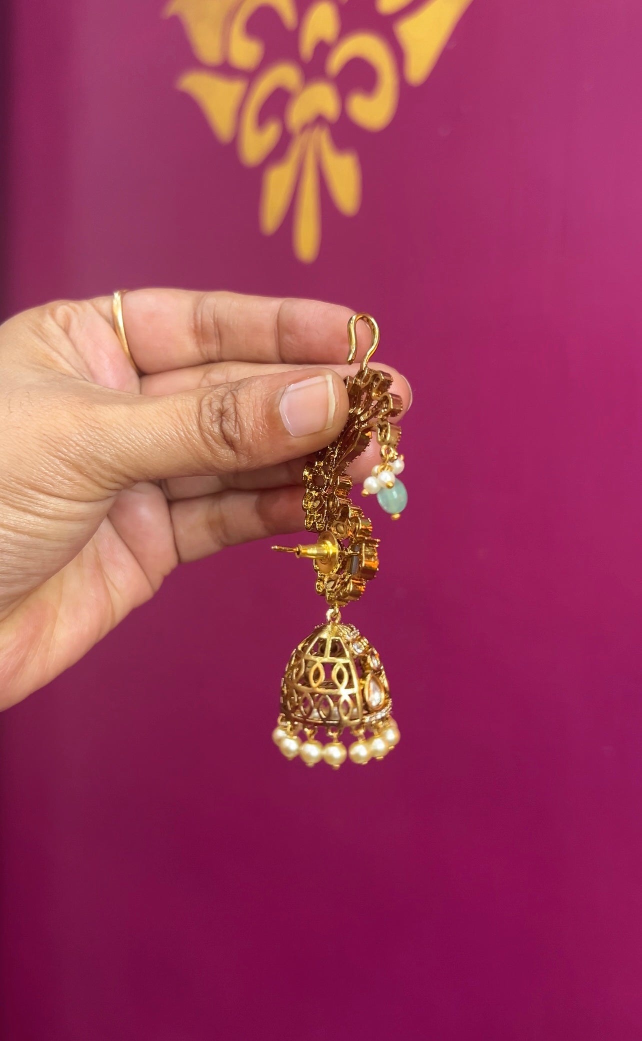 Mehendi Victorian earrings