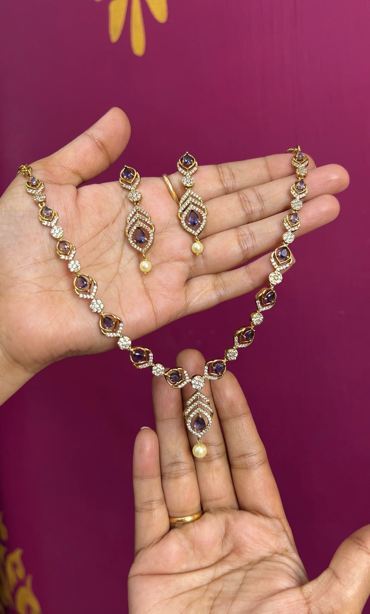 Mehendi Victorian necklace NK070