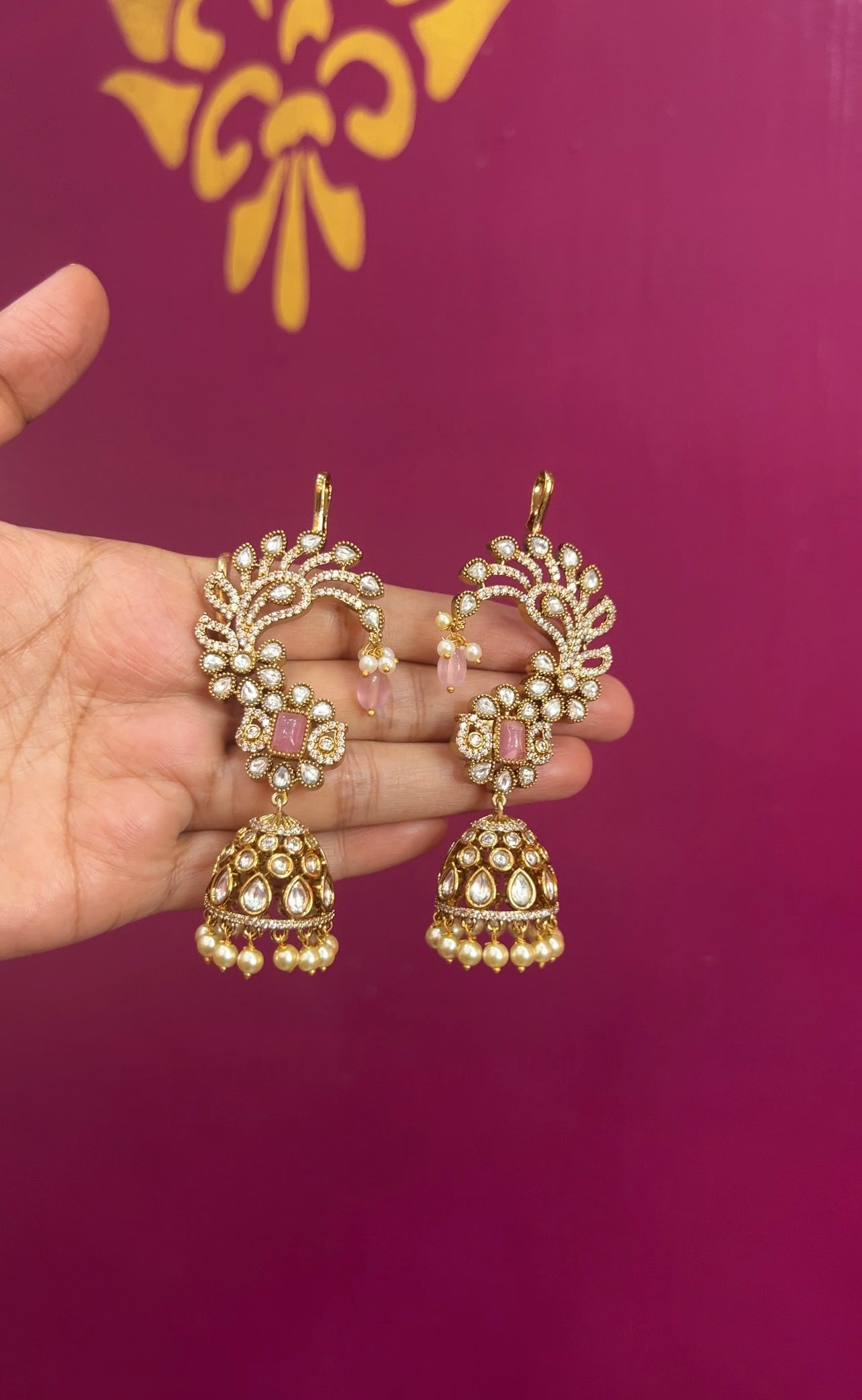 Mehendi Victorian earrings