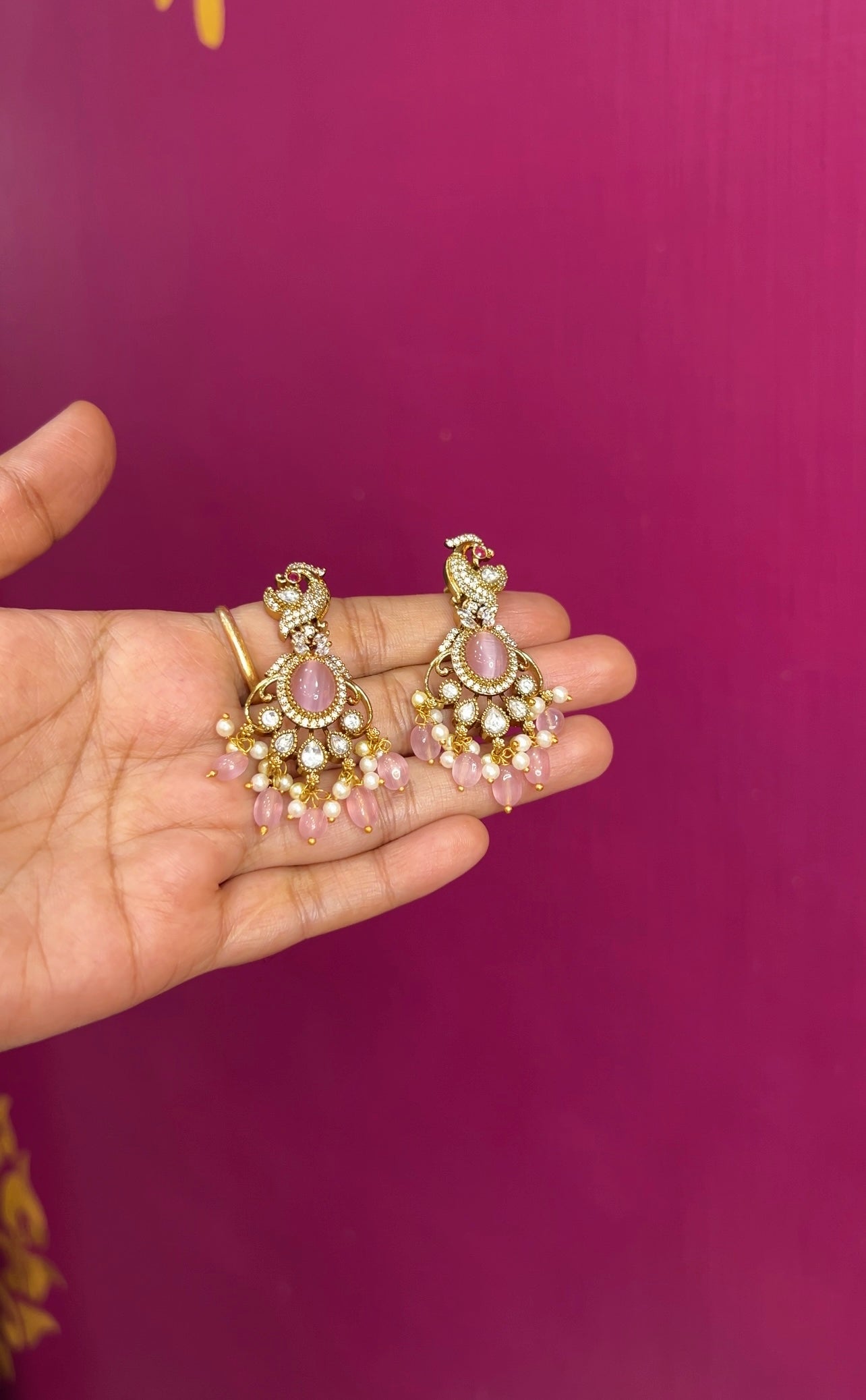 Mehendi Victorian earrings