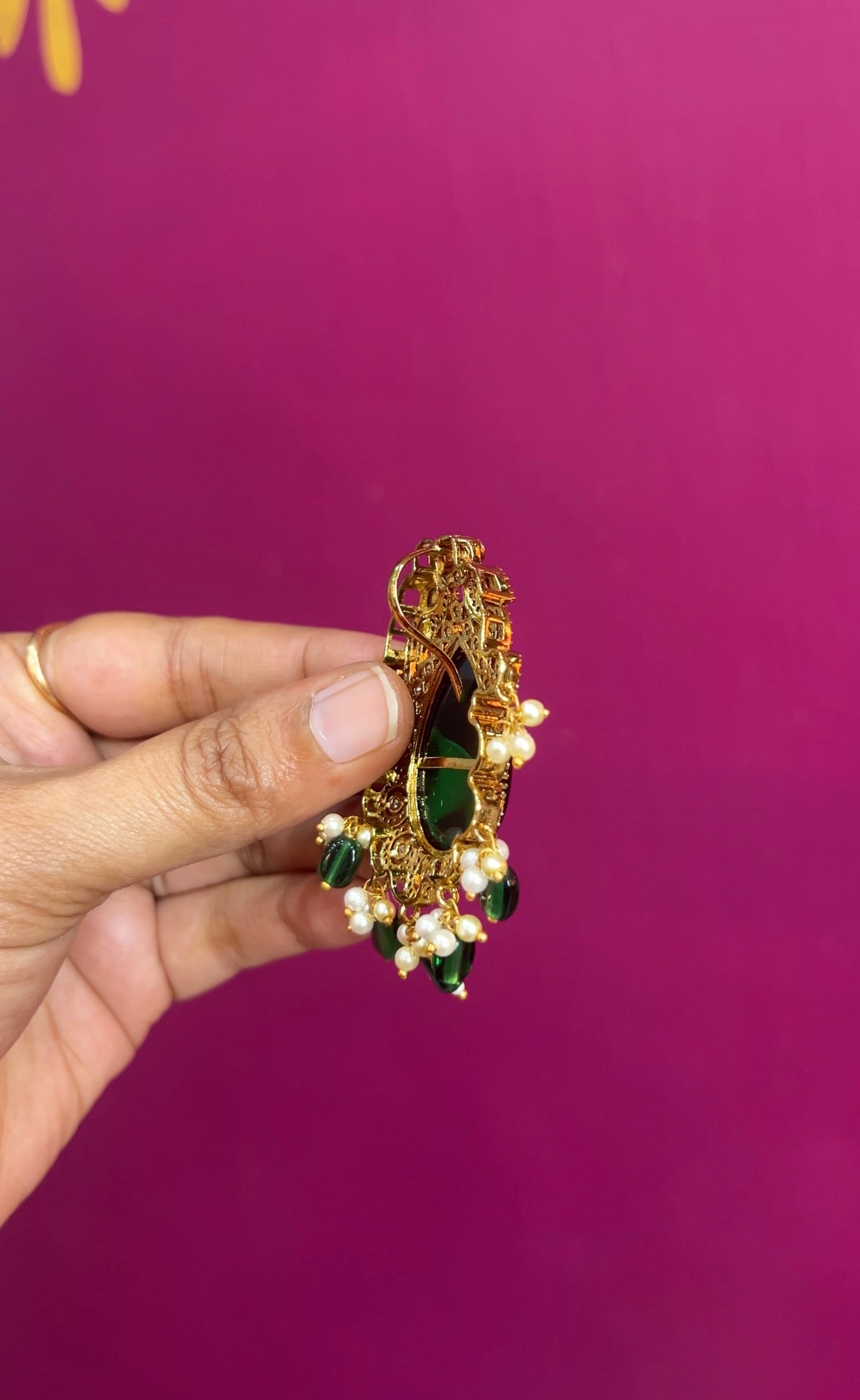 Mehendi Victorian locket set