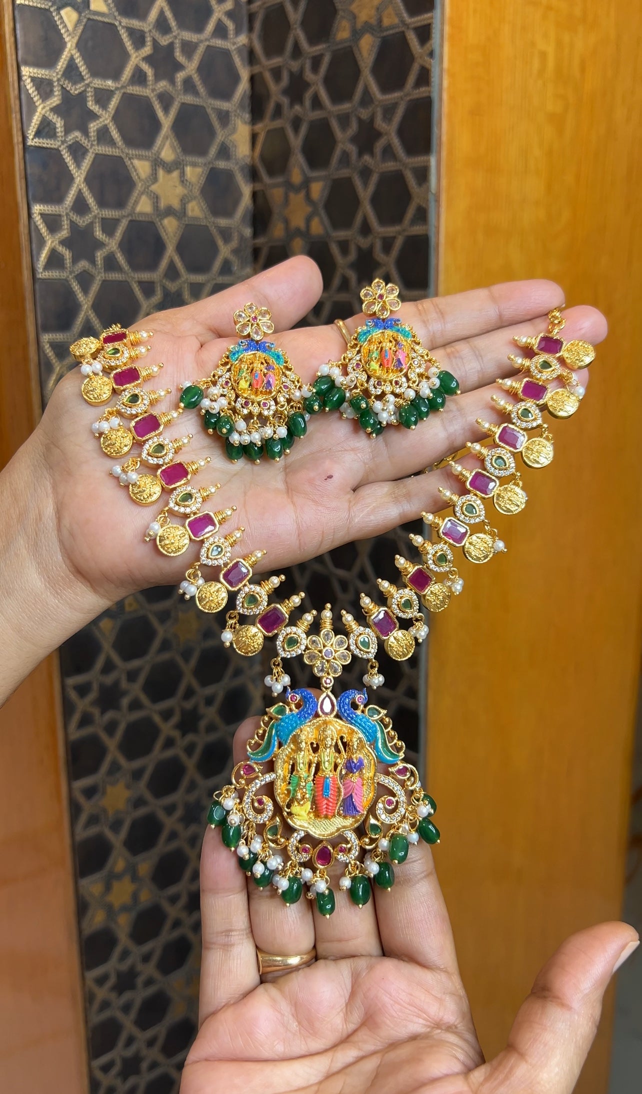 Meenakari necklace NK147