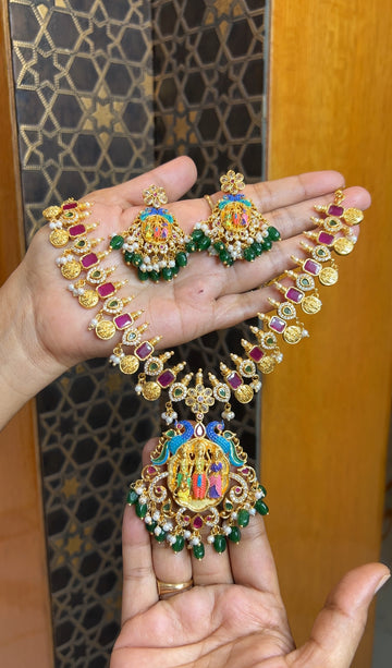 Meenakari necklace NK147
