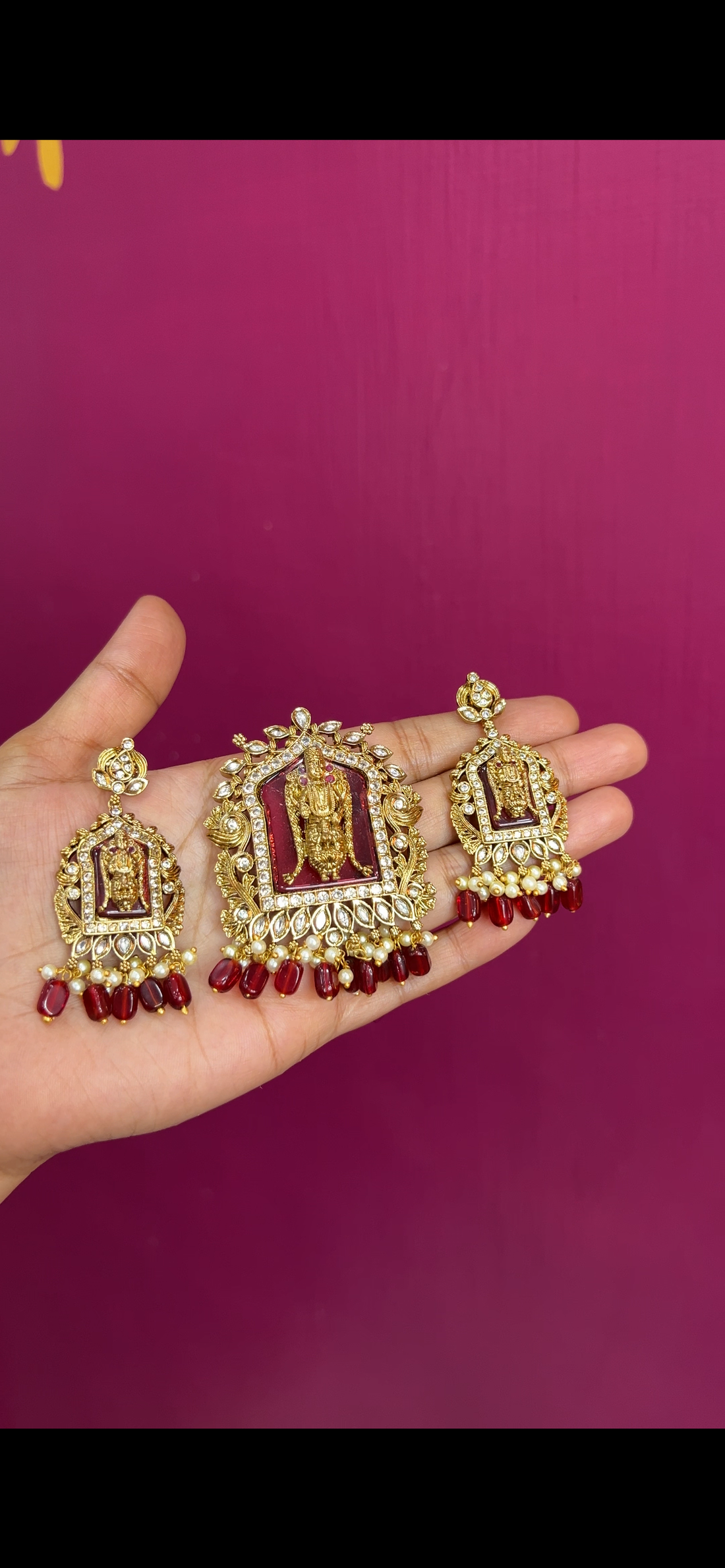 Antique finish locket set LS005