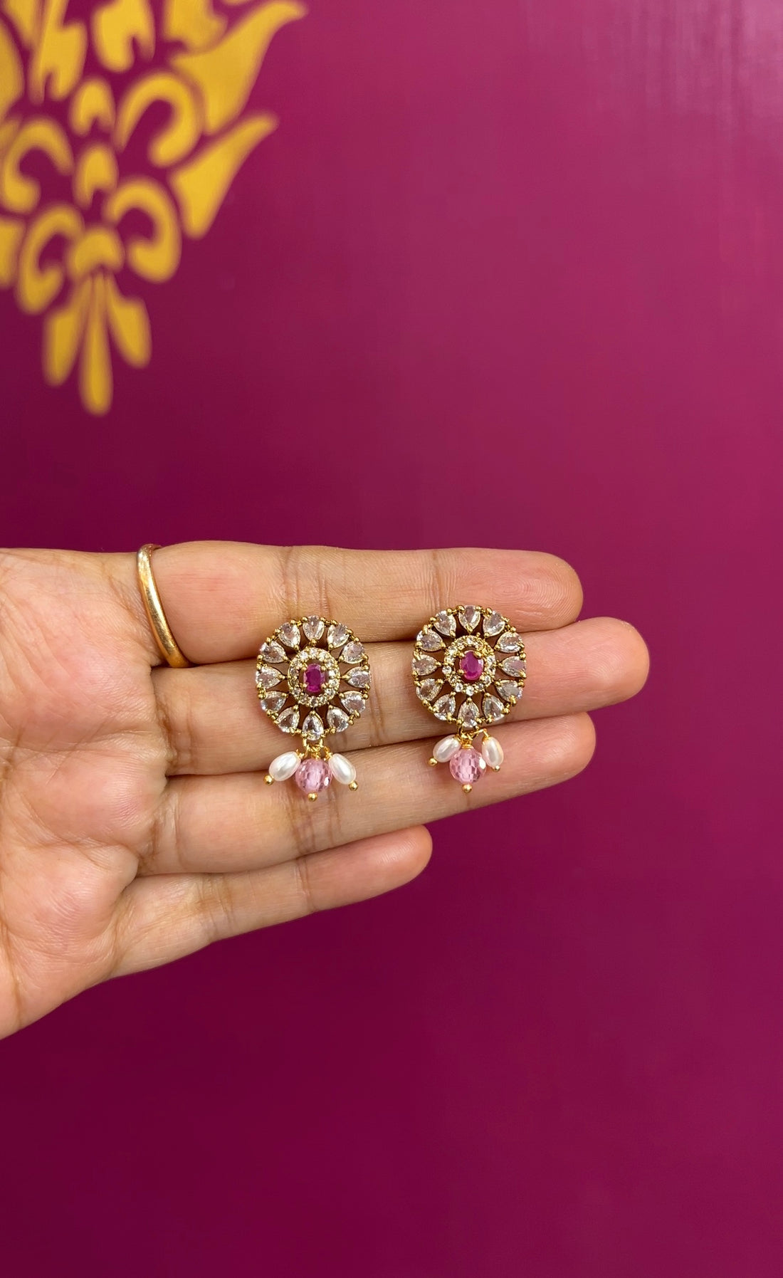 Antique finish Earrings ER094