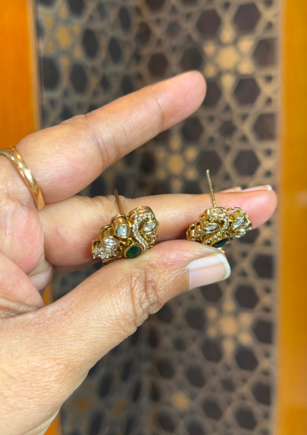 Victorian finish Earrings ER279