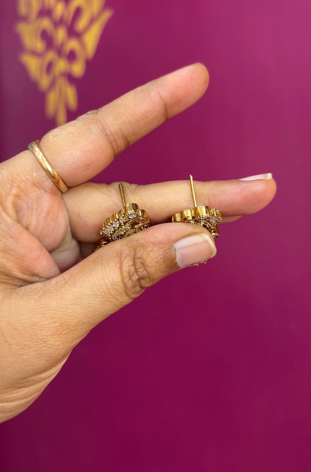 Mehendi Victorian earrings