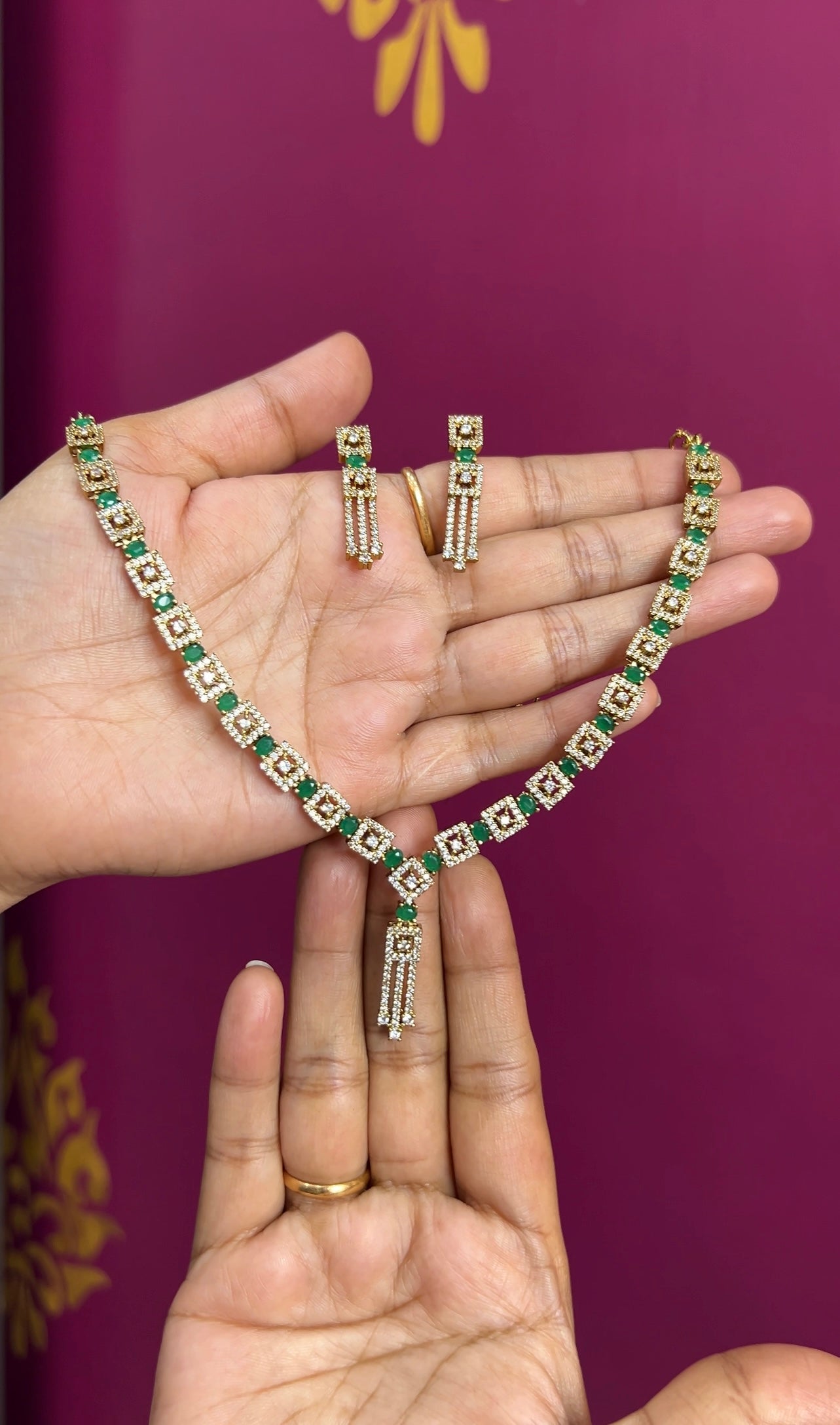 Mehendi Victorian necklace NK068