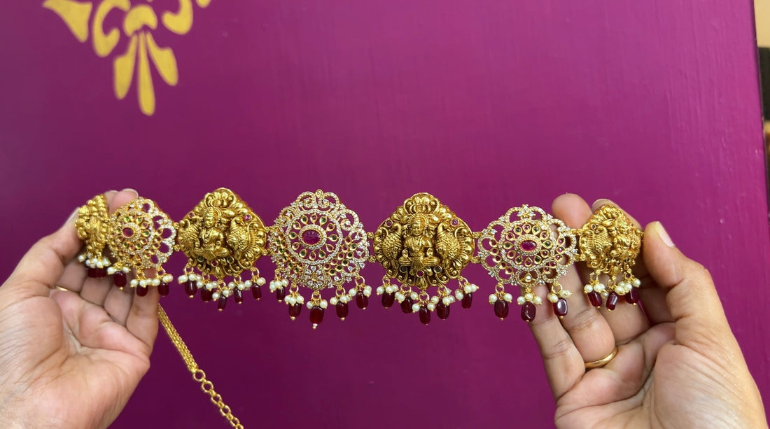 Antique finish chain vaddanam VD002