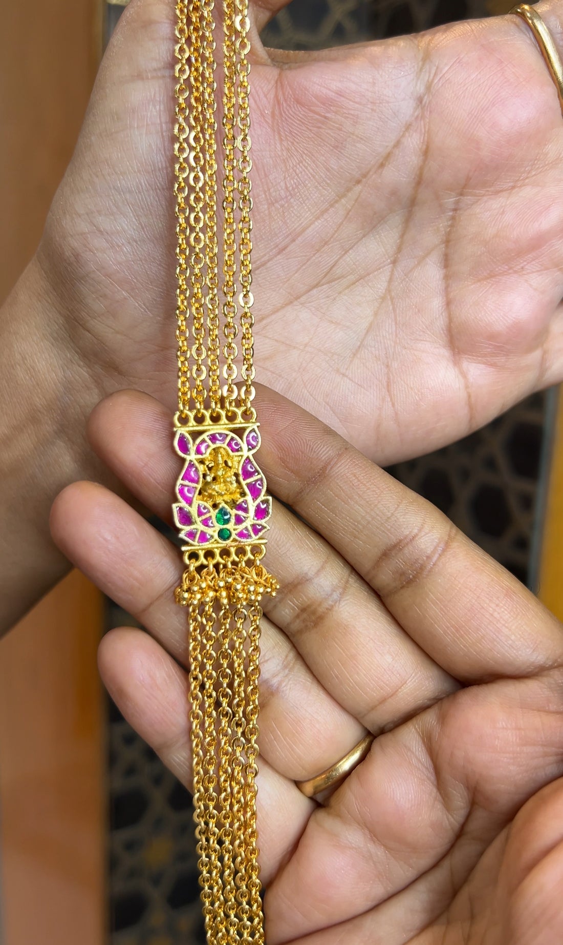 Jadau Kundan chandraharam 26inches CHR007