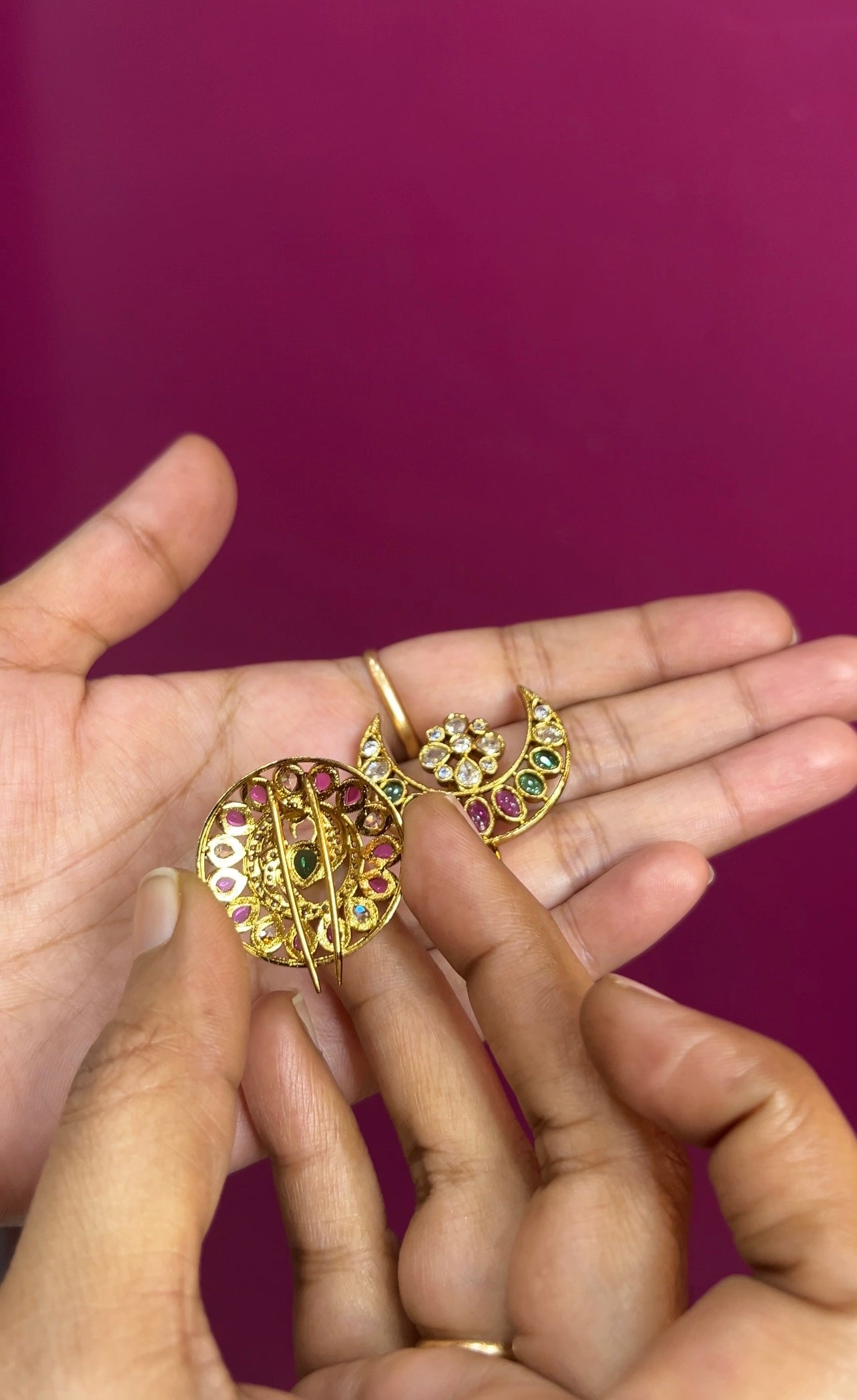 Antique finish Sun n moon SM001