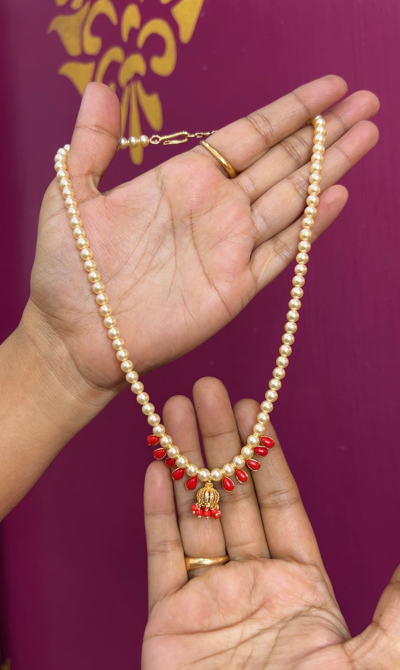 Pearl chain 18inches BCH024