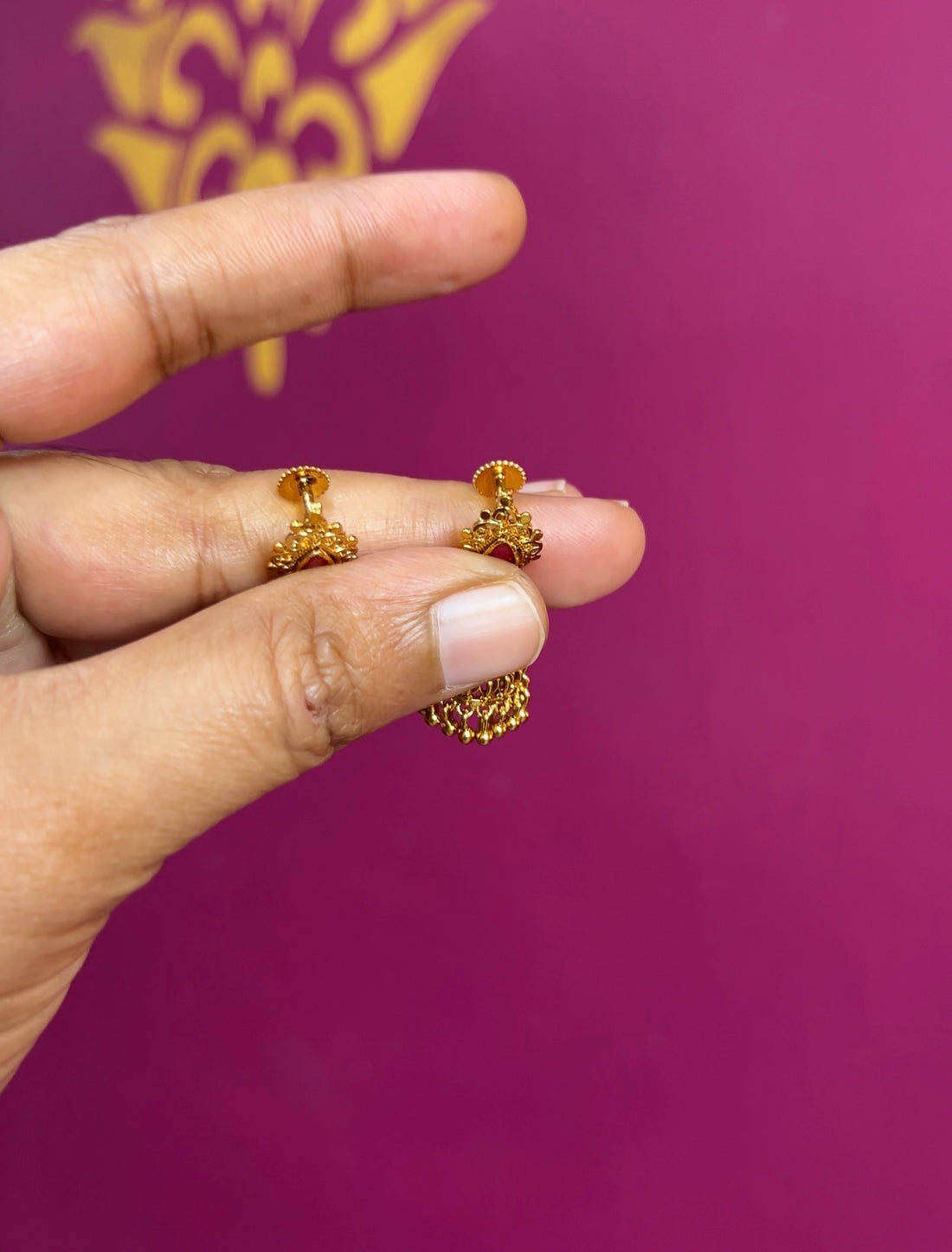Antique finish earrings ER028