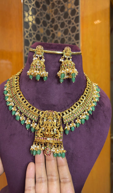 Antique finish necklace NK130