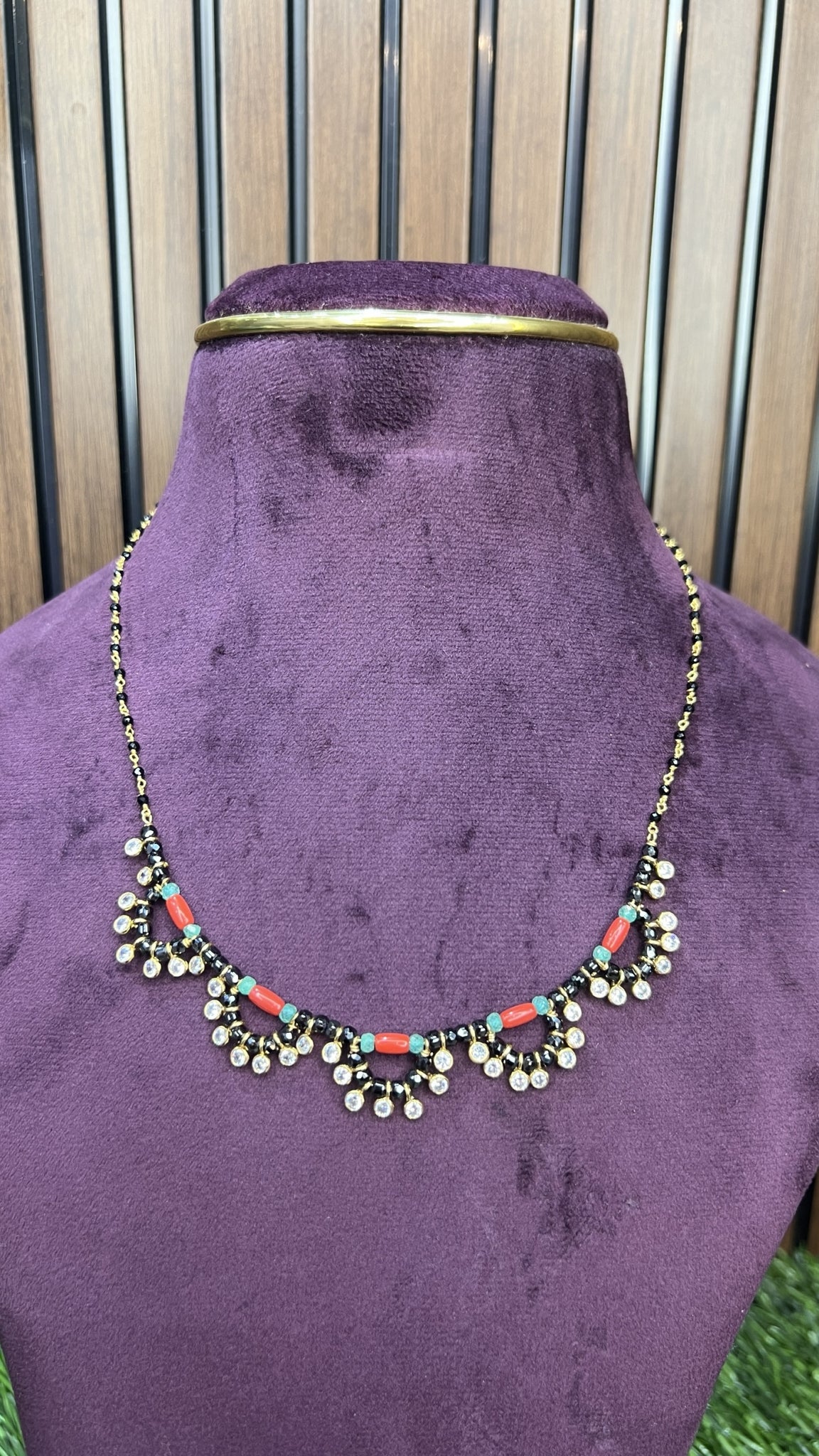 Black beads