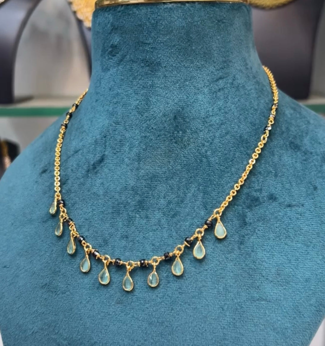 Black beads