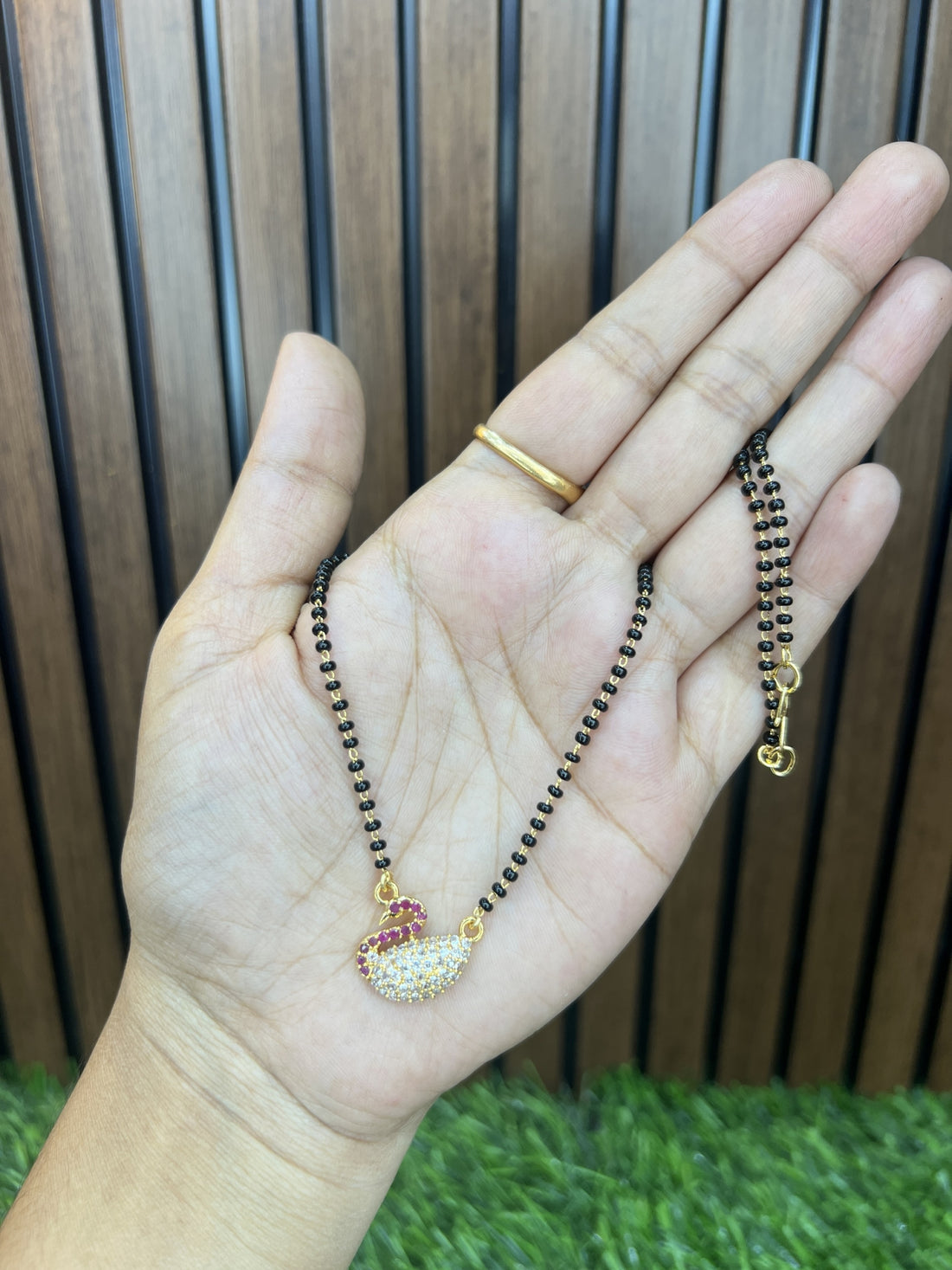 Black beads