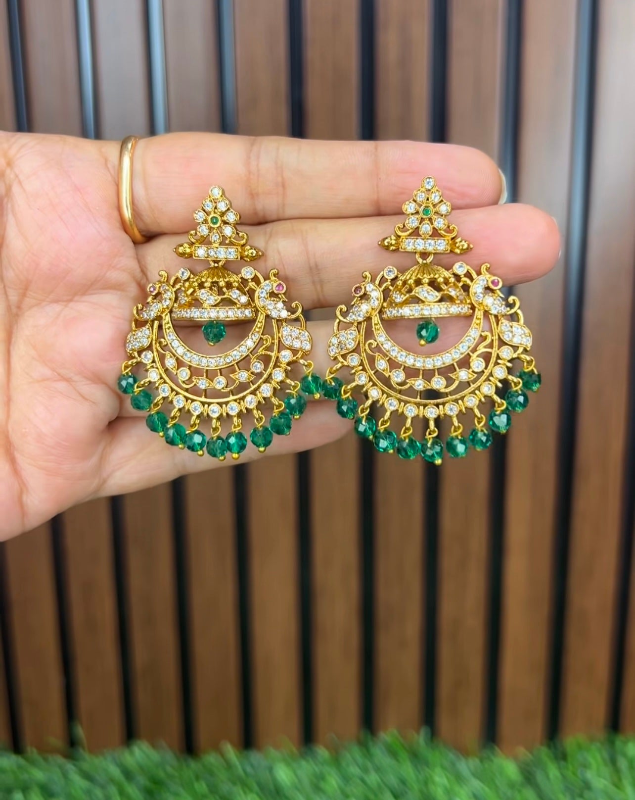 Chandbali earrings