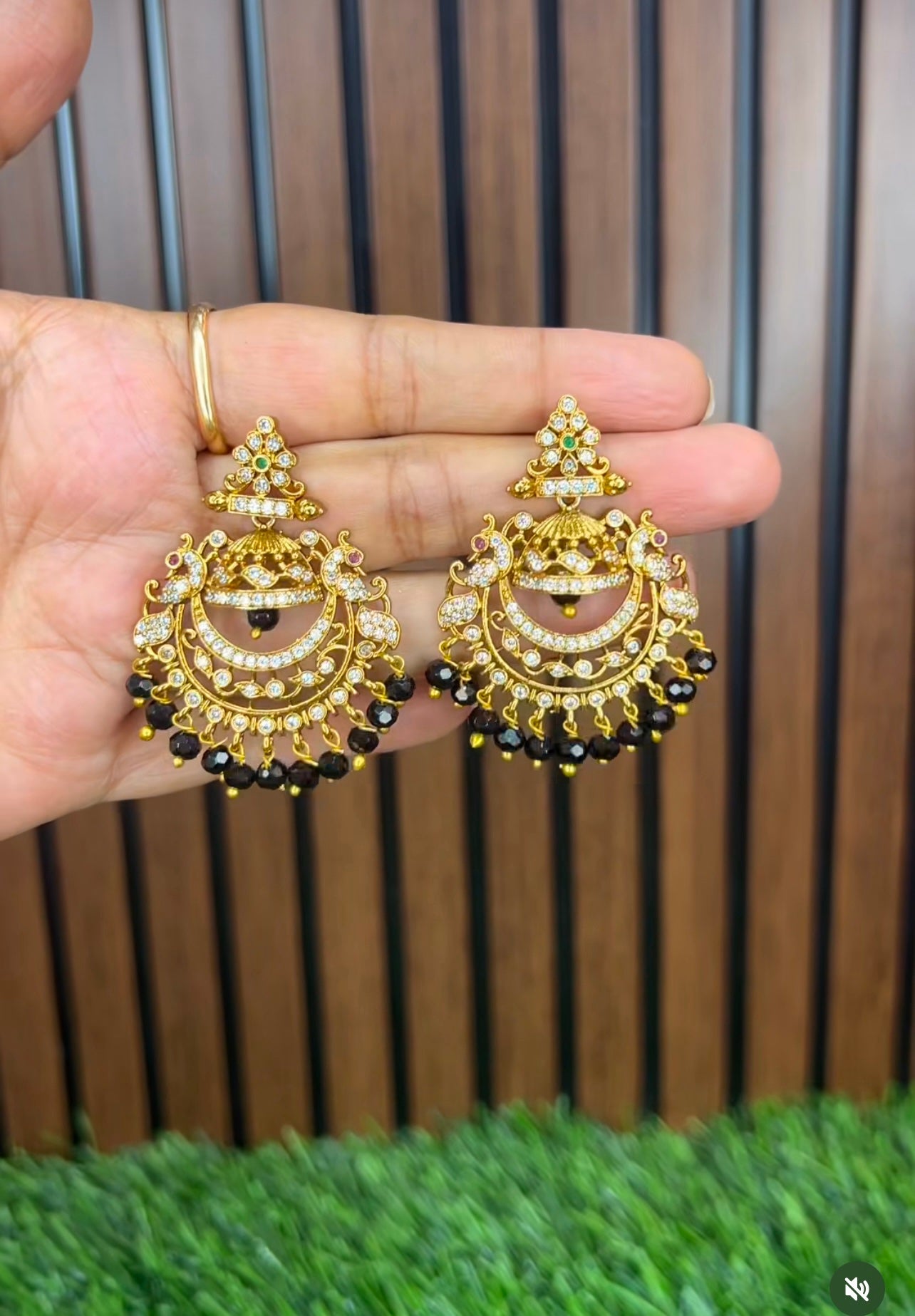 Chandbali earrings
