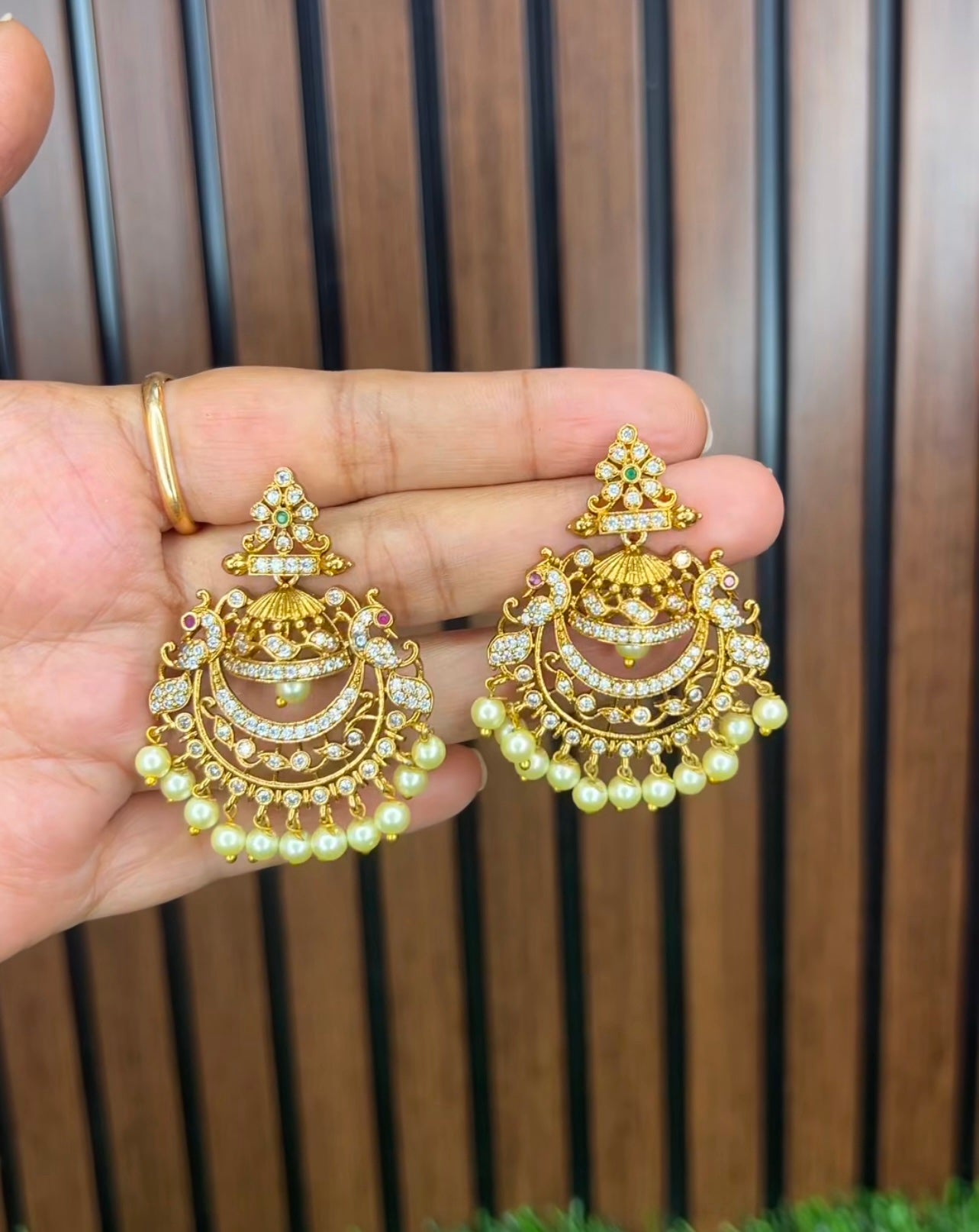 Chandbali earrings
