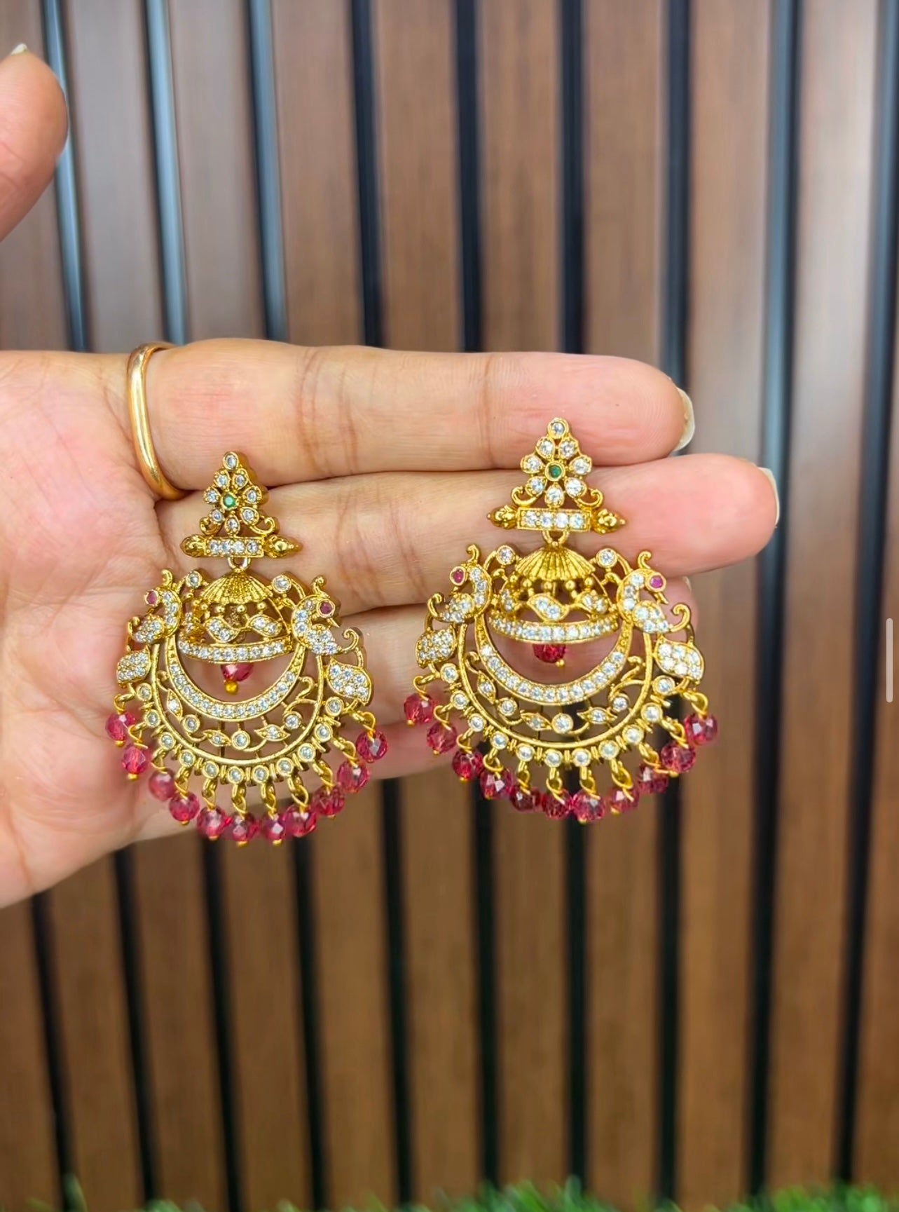 Chandbali earrings