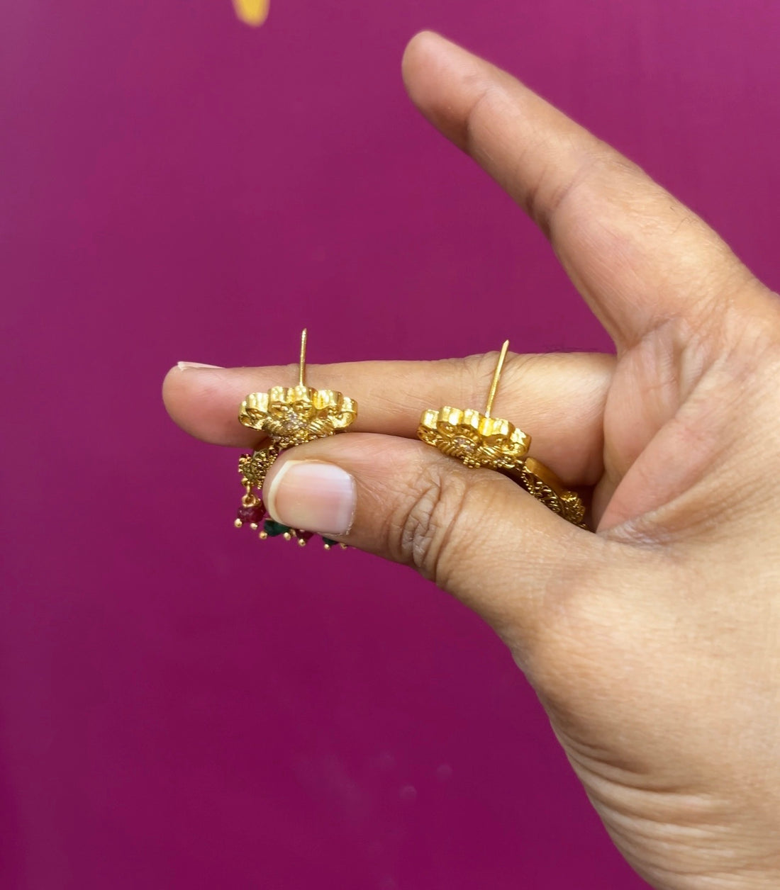 Chandbali earrings