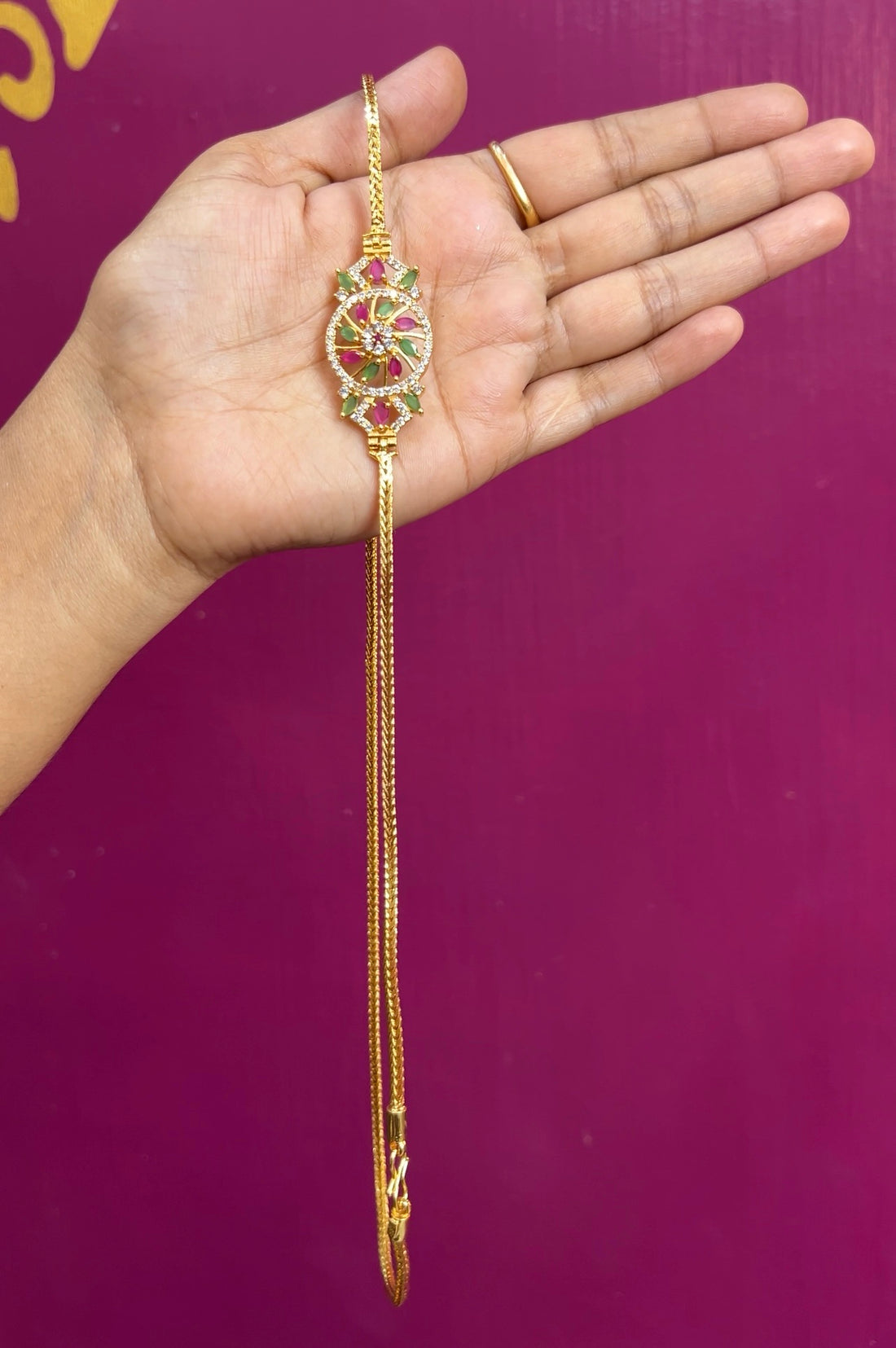 Thali chain with side locket TCH001