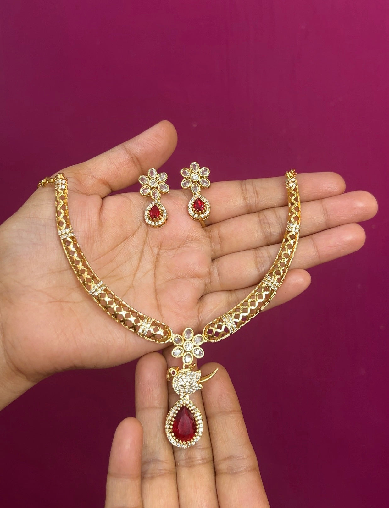 Antique finish necklace NK023